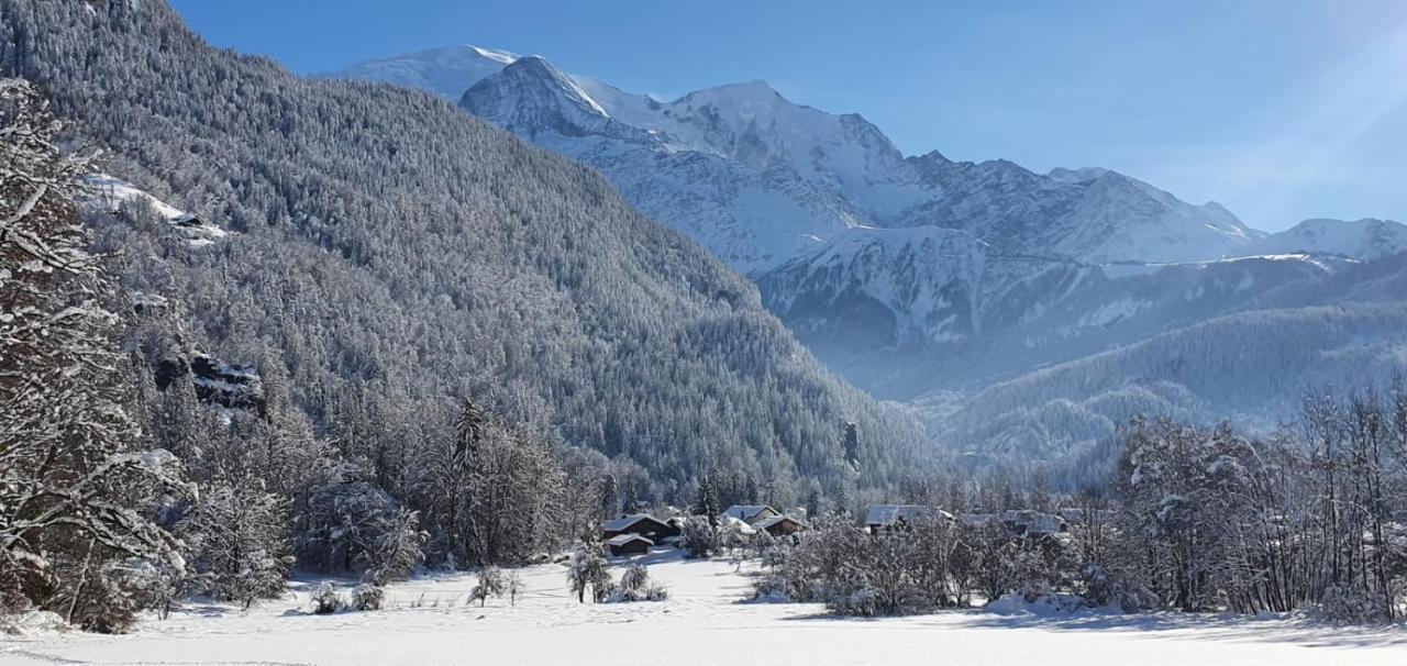 Magnifique Chalet Dans La Vallee De Chamonix Servoz Kültér fotó