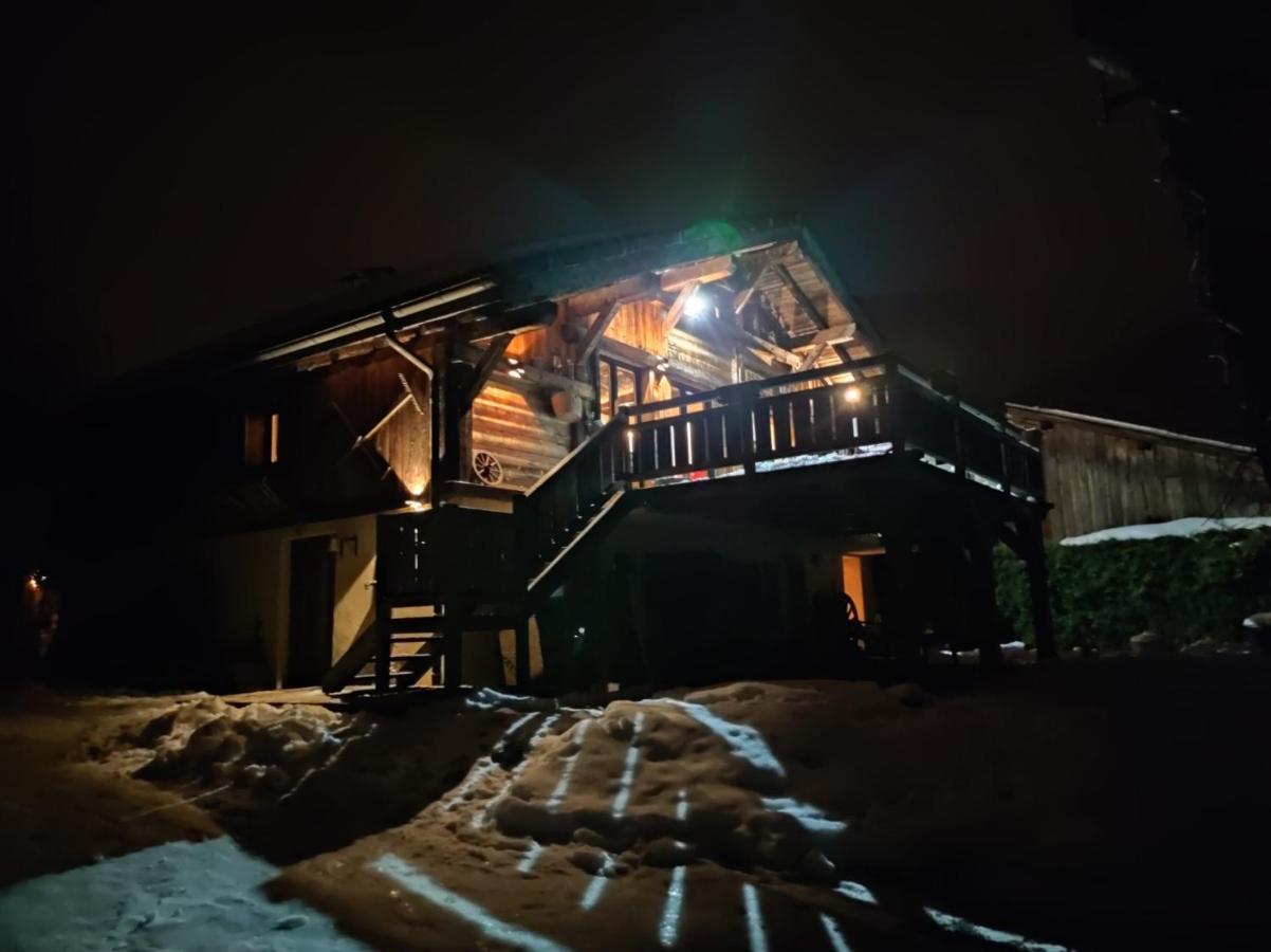 Magnifique Chalet Dans La Vallee De Chamonix Servoz Kültér fotó