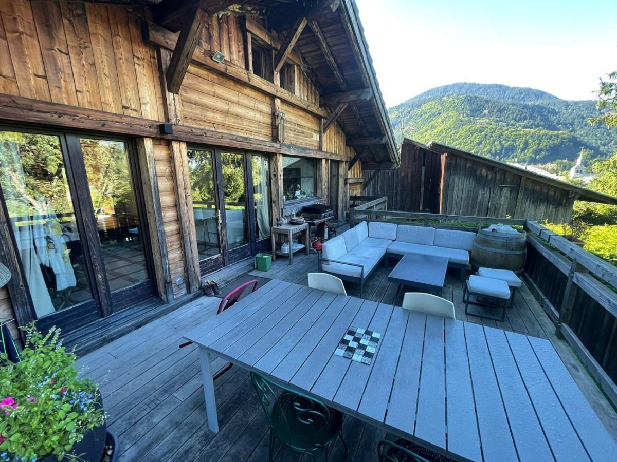 Magnifique Chalet Dans La Vallee De Chamonix Servoz Kültér fotó